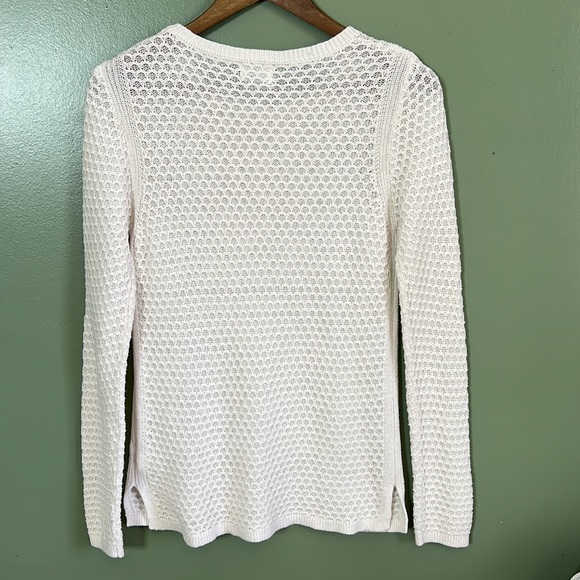Old Navy girls pullover white sweater size Small . - Picture 2 of 6